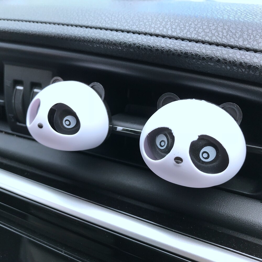 Auto Luchtverfrisser voor Auto Leuke Panda Auto Smaken Automoibles Vent Decoratie Parfum Geur Aroma Styling Accessoires