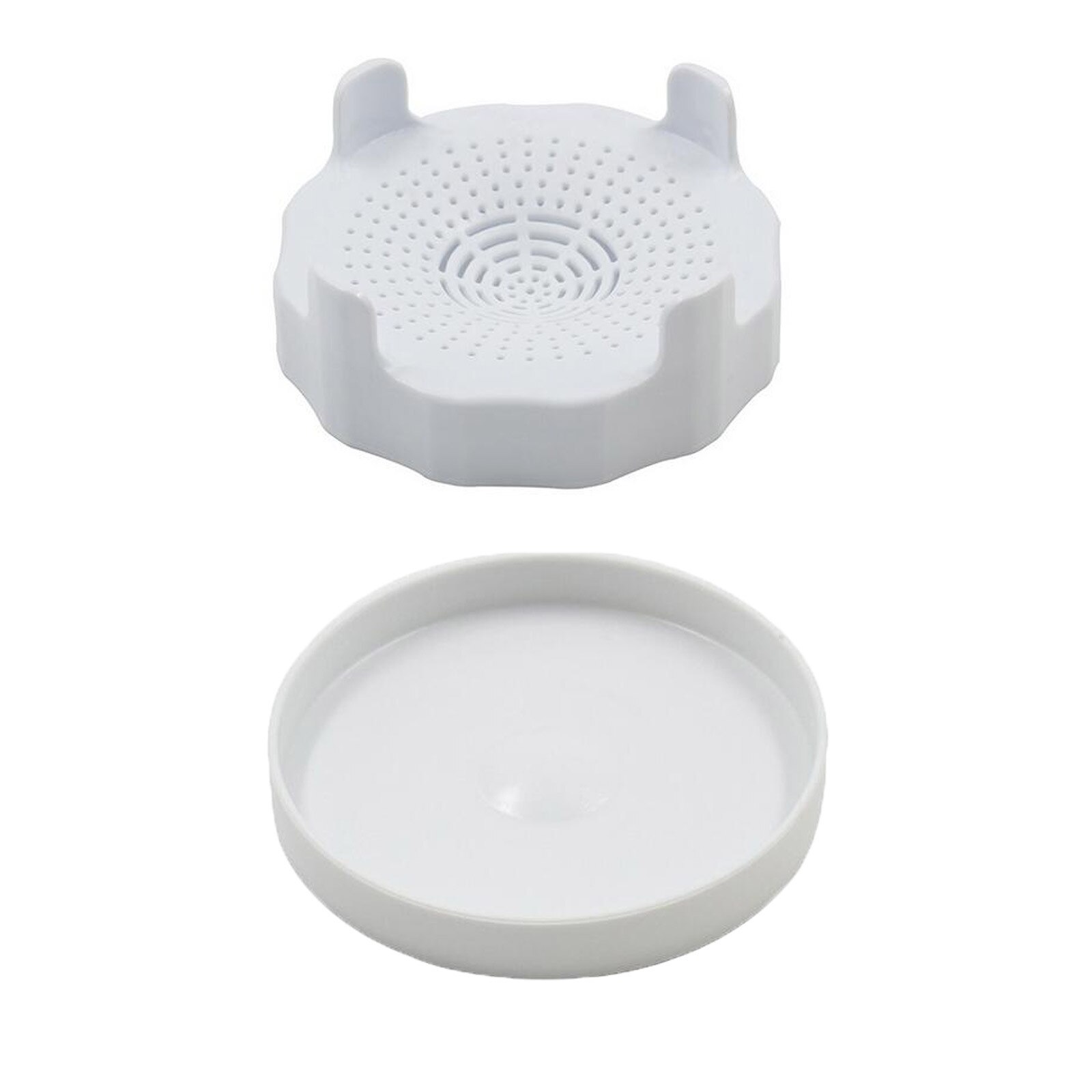 Colador de germinación de plástico de grado alimenticio, cubierta de máquina de germinación de semillas, suministros de jardín, tarro de albañil, cubierta de brotes, 25 #: D