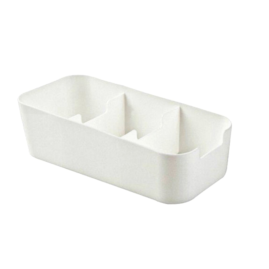 Socks Underwear Storage Box Bathroom Close-Fitting Clothing Desktop Stackable Storage Box Wardrobe Drawer Household Organizers: White