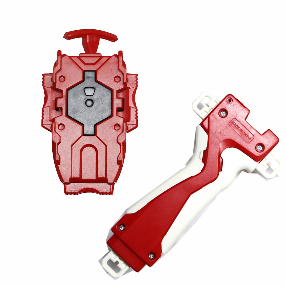 Beybleyd Scoppio Launcher a due vie Antenna con la luce del LED Beyblogger Giroscopio parti di giocattoli per i bambini: Red with handle