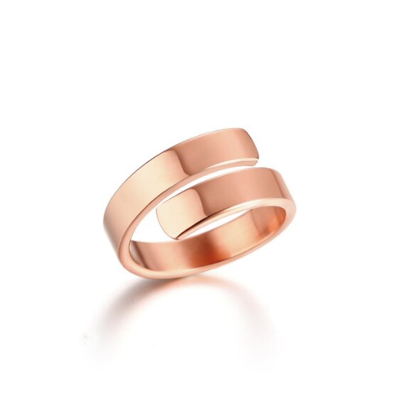 Zilveren gladde ring voor mannen of vrouwen, mooie ringvinger sieraden ngxjz