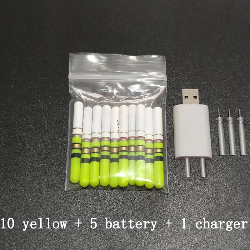 10 unids/lote palo de luz de pesca nocturna con batería CR322 barra de luz LED para accesorio de flotador luminoso funciona con batería CR322 A417: Borgoña
