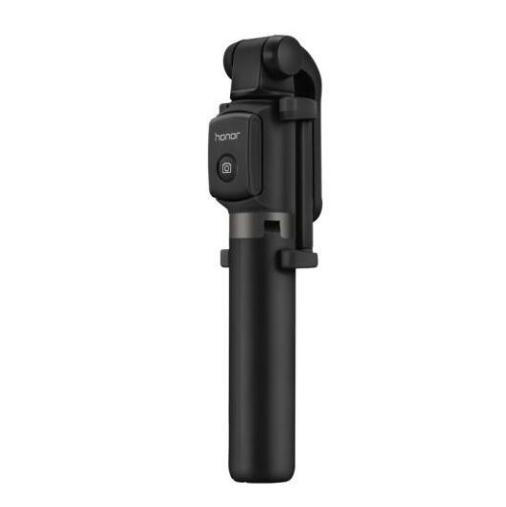 Huawei honor  af15 selfie stick stativ bluetooth 3.0 bærbar trådløs bluetooth kontrol monopod håndholdt til android ios telefon: Sort