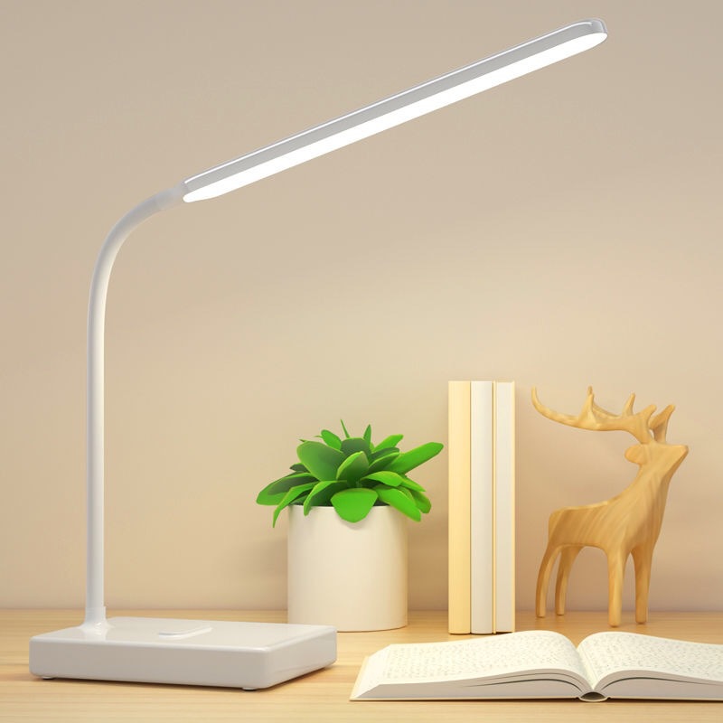 LED USB Oplaadbare Bureaulamp Flexibele 360 Graden Tafel Decor Oogbescherming Dimbare Touch Leeslamp Studie Lampen