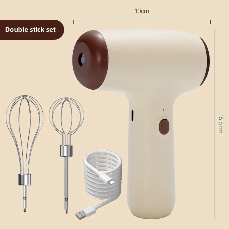 Tragbarer kabelloser elektrischer Schneebesen, Mini-Küchenmixer zum Backen von Creme, Aufladen von Haushaltsgeräten aus dem Festland China: Blau / 0.5-1L