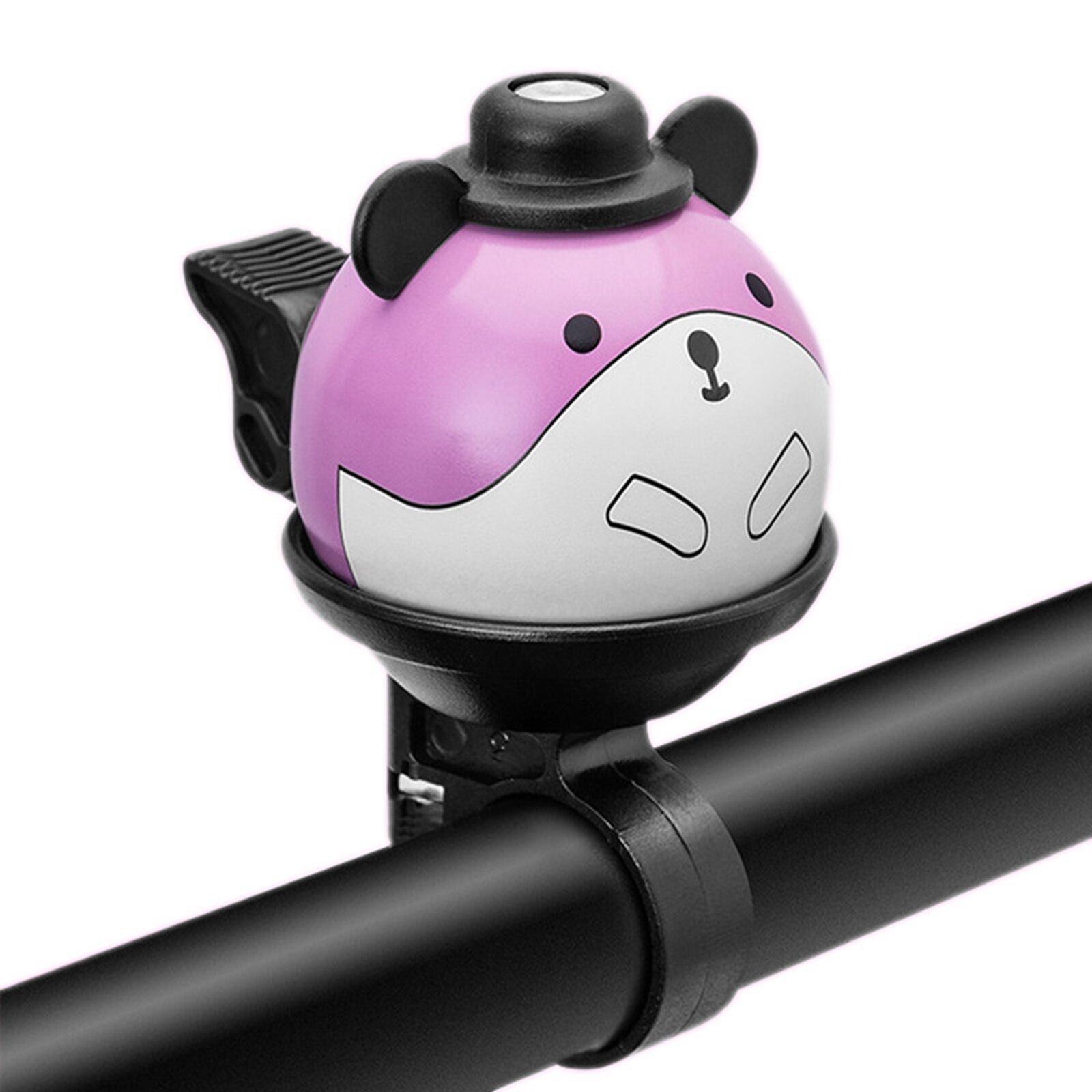 Kids Fietsbel Dier Cartoon Luid Scherpe Fietsen Ring Hoorn Fiets Waarschuwing Veiligheid Politie Sirene Fietsstuur Accessoires: Roze