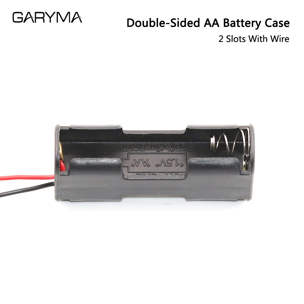 Aa Batterij Terug Naar Holder Case Box Storage Met Wire Leads 2x 4x 6x 8x 10x Slot Batterijen Batterij case 3V ~ 15V Connector