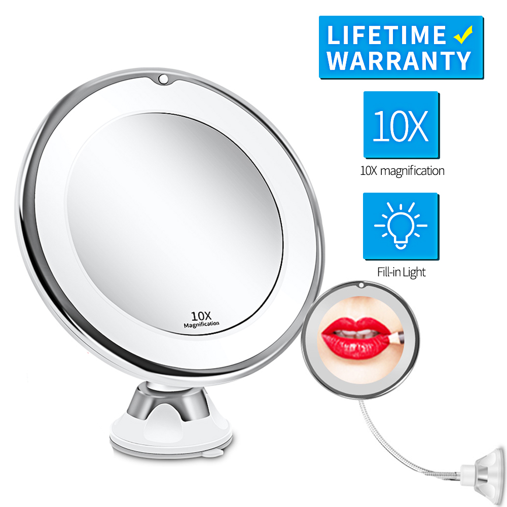 make up Spiegel met licht 7X Vergrootglas spiegel Miroir LED make up light Grossissant Vergrootglas makeup spiegel vergrotend Vip make up mirror