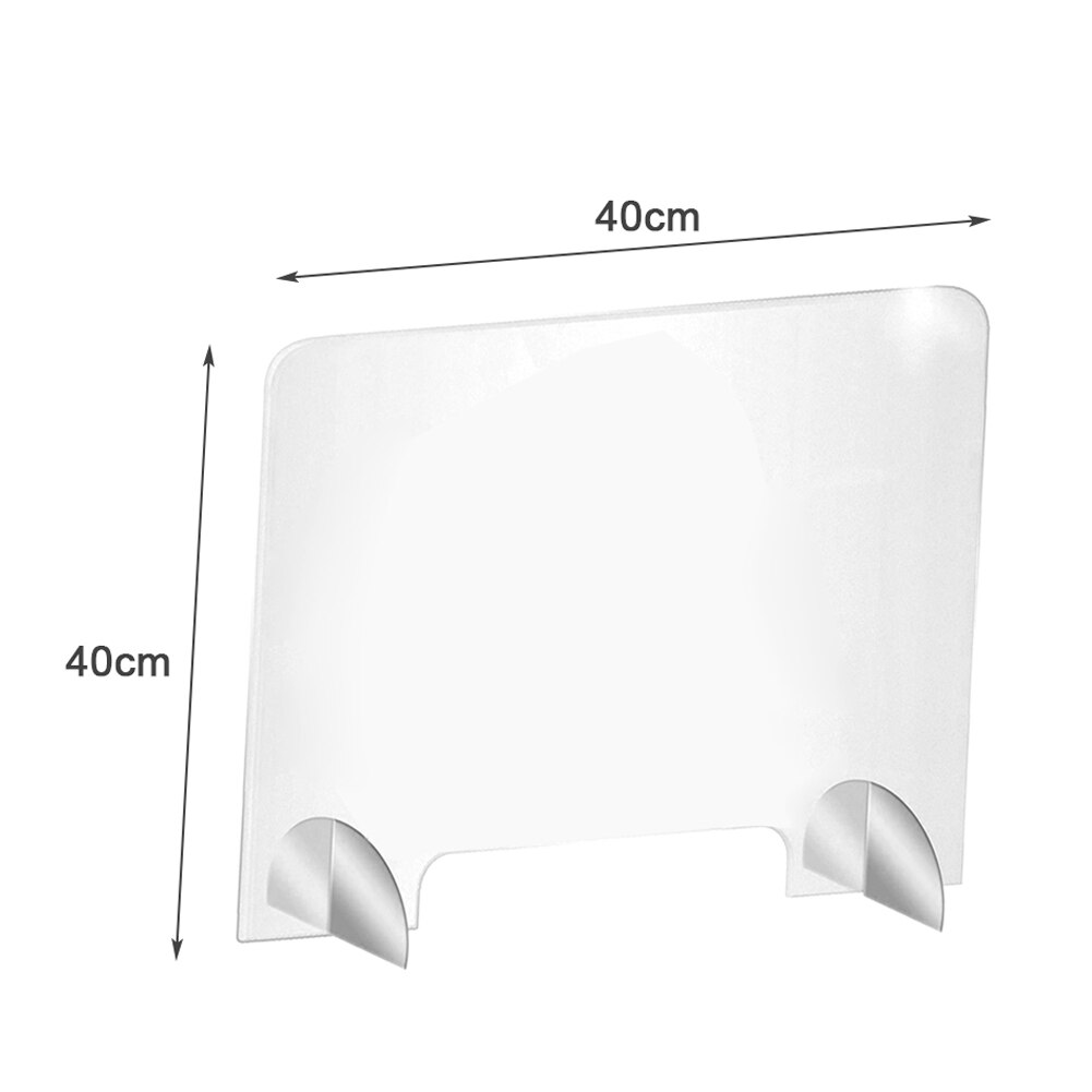Window Counter Sneeze Guard Divider Acrylic Protection Barrier Shield Plate