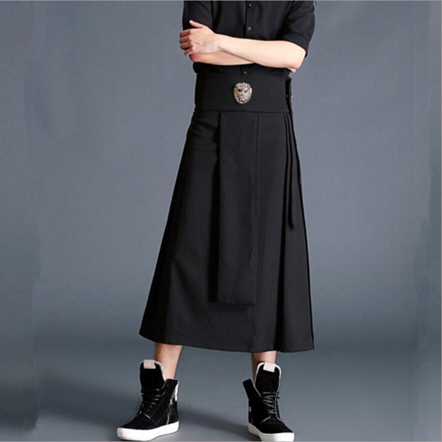 men's clothing Hair Stylist GD Personality Performance dress hairdresser couple clothes Culotte costumes