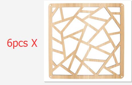 6PCS 29X29CM shield for rooms folding screen room divider paravent decoration separador de ambientes folding screens: NO 8