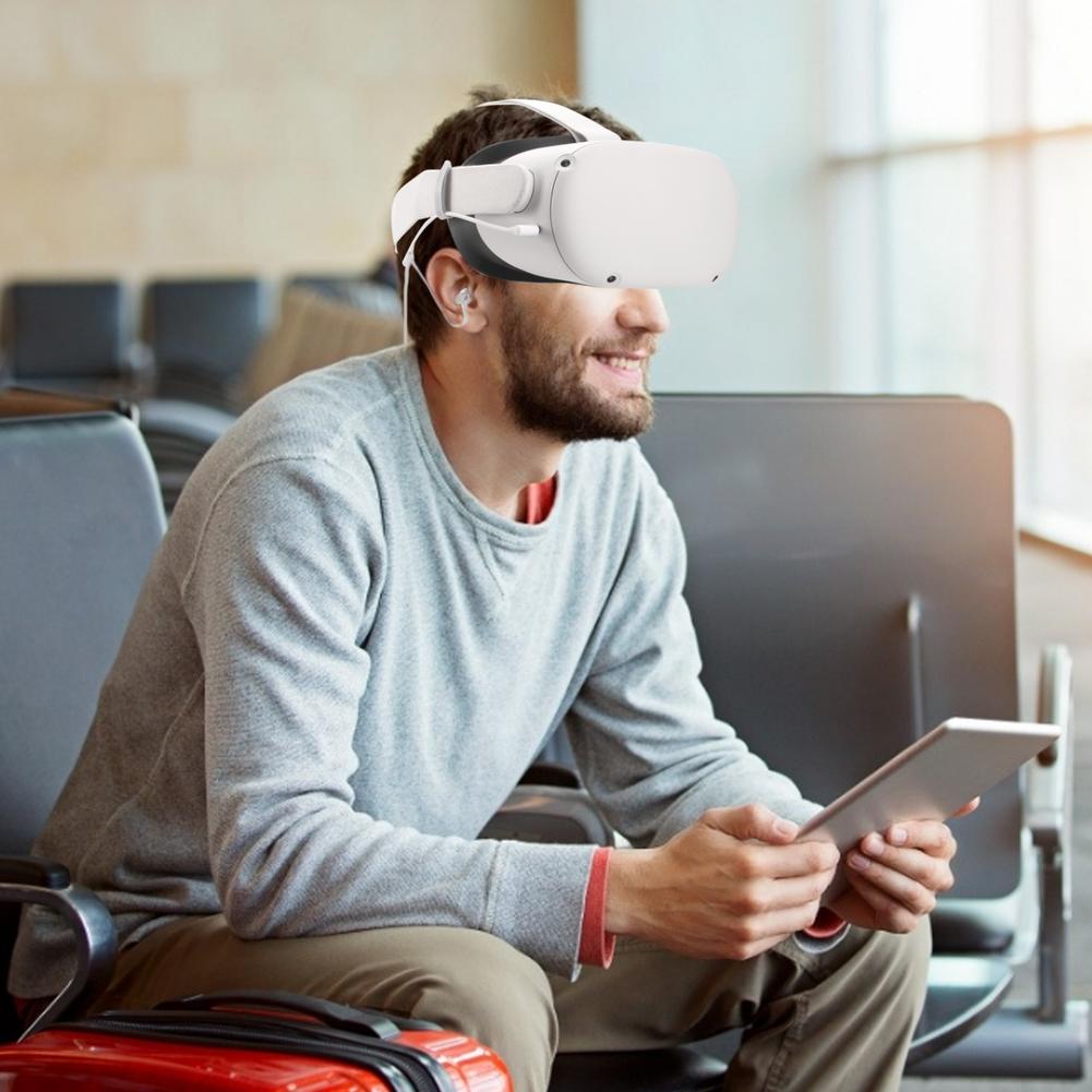 Headphone For Oculus Quest 2 Noise Isolating Earbuds Earphones Custom For Oculus Quest 2 VR Headset, With 3D 360 Degree Sound