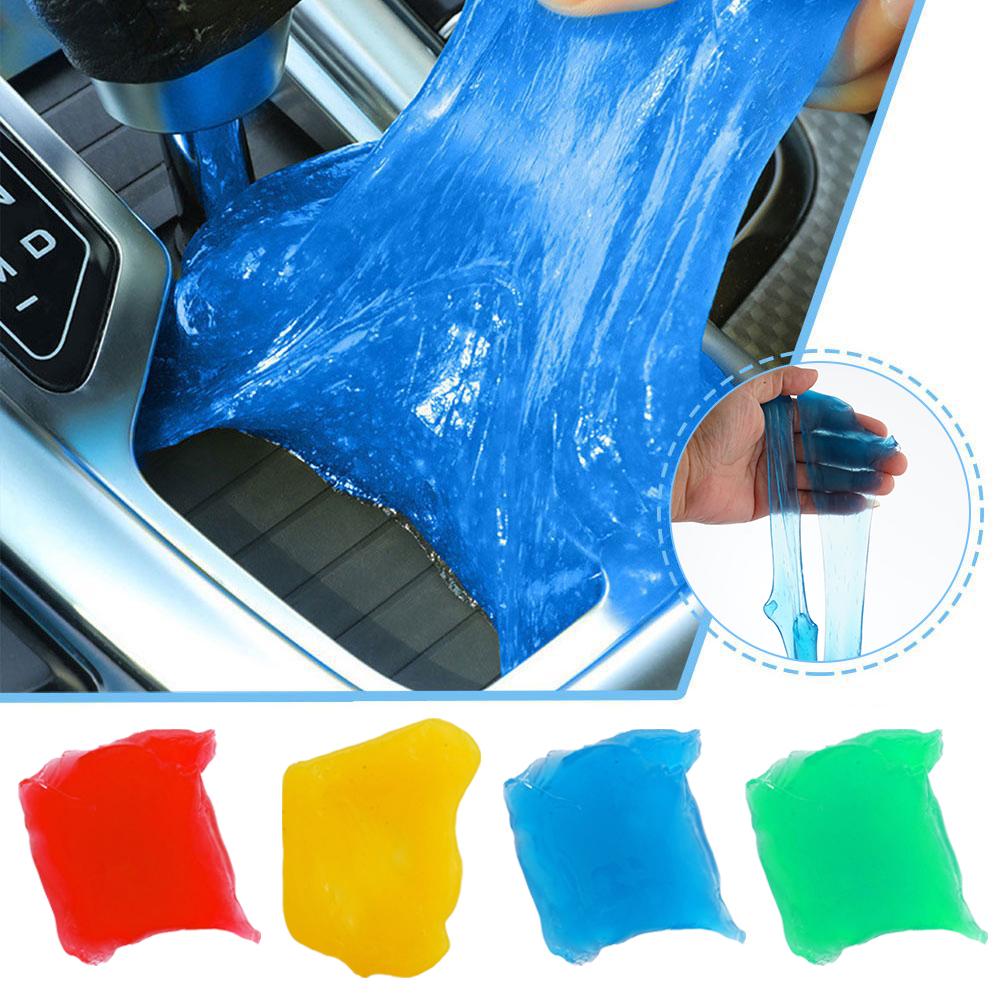 Gel de nettoyage intérieur de voiture, 1 pièce, dissolvant de poussière, colle pour clavier d'ordinateur, fournitures de nettoyage de saleté, accessoires de nettoyage