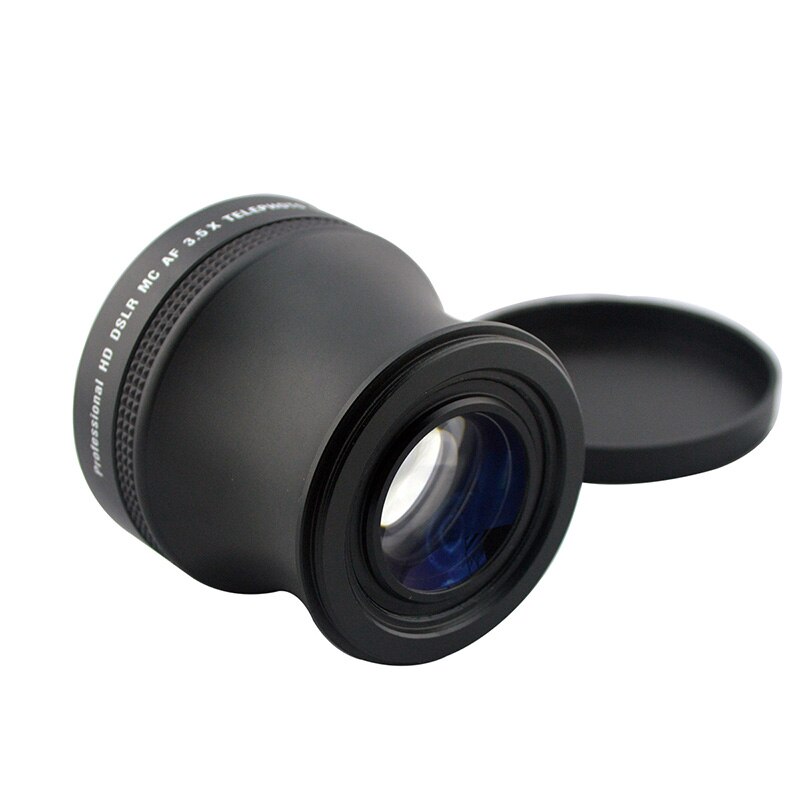 Lightdow 58Mm 3.5x Affliated Lens Metalen Teleconverter Vergroting Telelens Voor Lens Met 58Mm Filter Draad