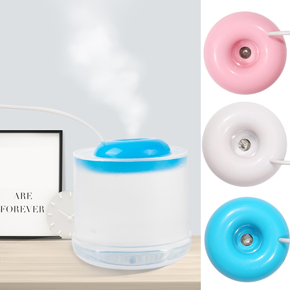1pc Mini Portable Donuts USB Air Humidifier Purifier USB Aroma Essential Oil Diffuser Mist Maker For Home Atomizer Aromatherapy