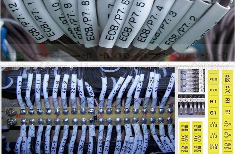 2 pcs Ink Ribbon Cassette TM-RC03BK(Black)For Cable ID Printer Electronic Lettering Machine m-1500,mk1100,mk1000,m-1pro
