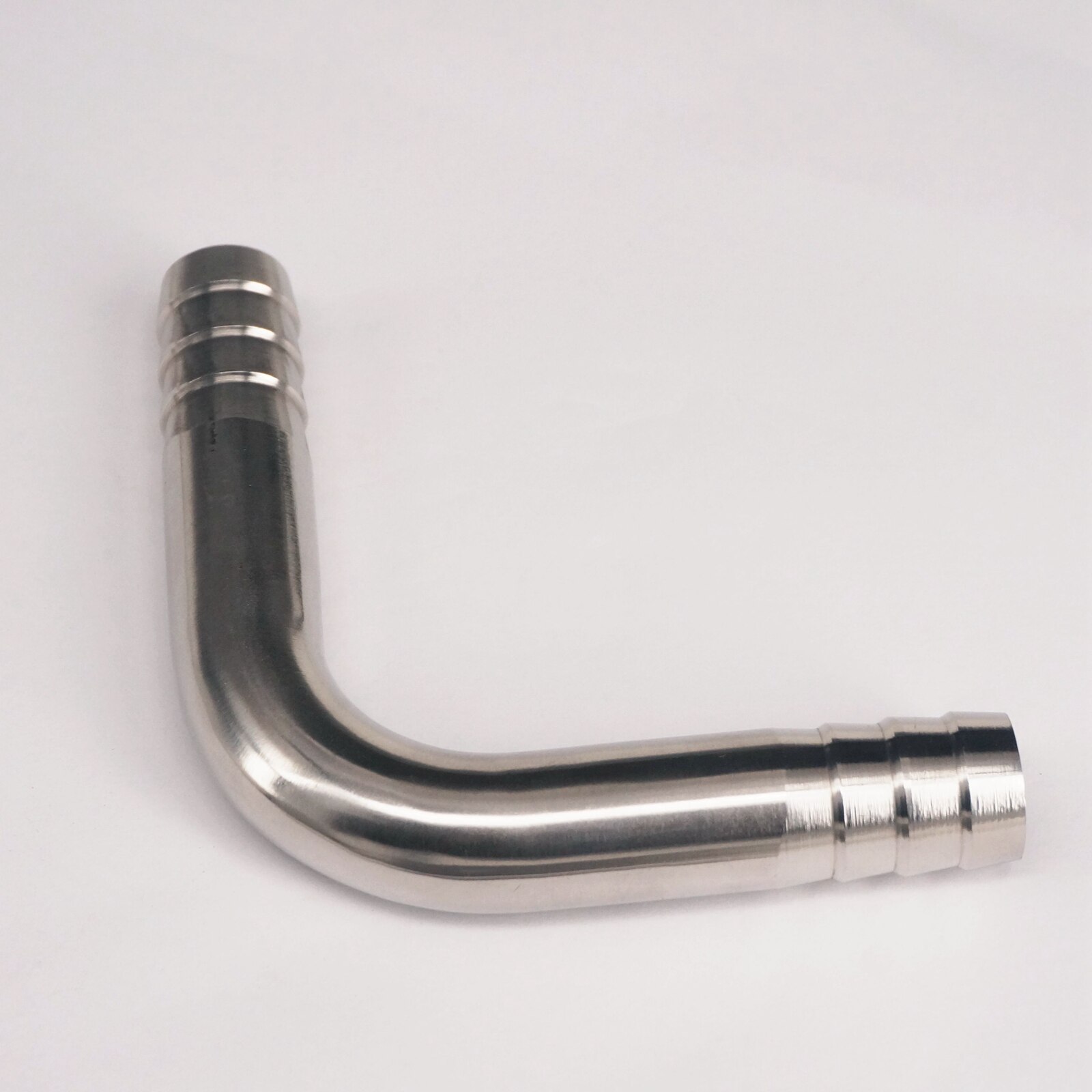 304 Stainless Steel Sanitary 90 Degree Elbow Pipe Fitting Hose Barb Connnector Fit for 19mm I/D Hose