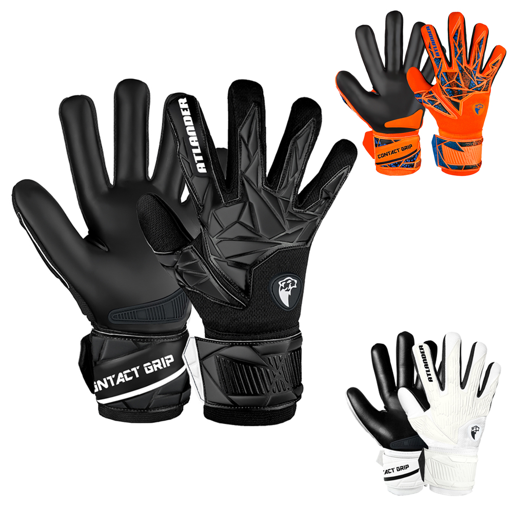 Gants de gardien de but enfants adultes anti-dérapant Latex Football Football forte poignée Match entraînement dragonne gant de gardien de but