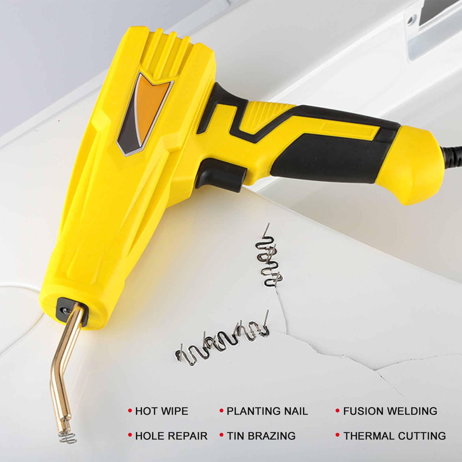 100W Stapler Machine Car Bumper Repairing Stapler Welding Tool Flat/Outside Corner/Inside Corner/Wave Welding Machine