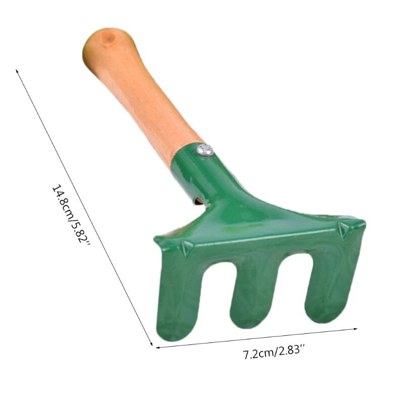 3 stk mini haven skovl farverig håndtransplantation rive med skridsikker ergonomisk håndtag havearbejde sæt grave murske værktøj