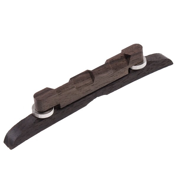 Puente de guitarra mandolina de palisandro ajustable de HLBY para instrumentos musicales mandolina