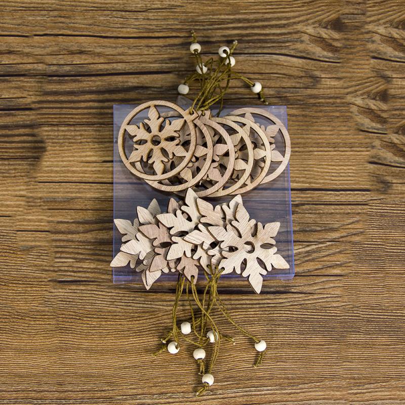 Jezus kerststal ornament - houten hanger van kribbenhout Jezus kerststal ornament - houten hanger van kribbenhout