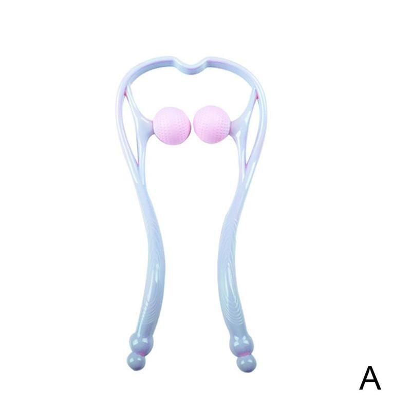Neck Massager Therapy Neck and Shoulder Dual Trigger Point Roller Self-Massage Tool Relieve Hand Pressure Deep Massage: A