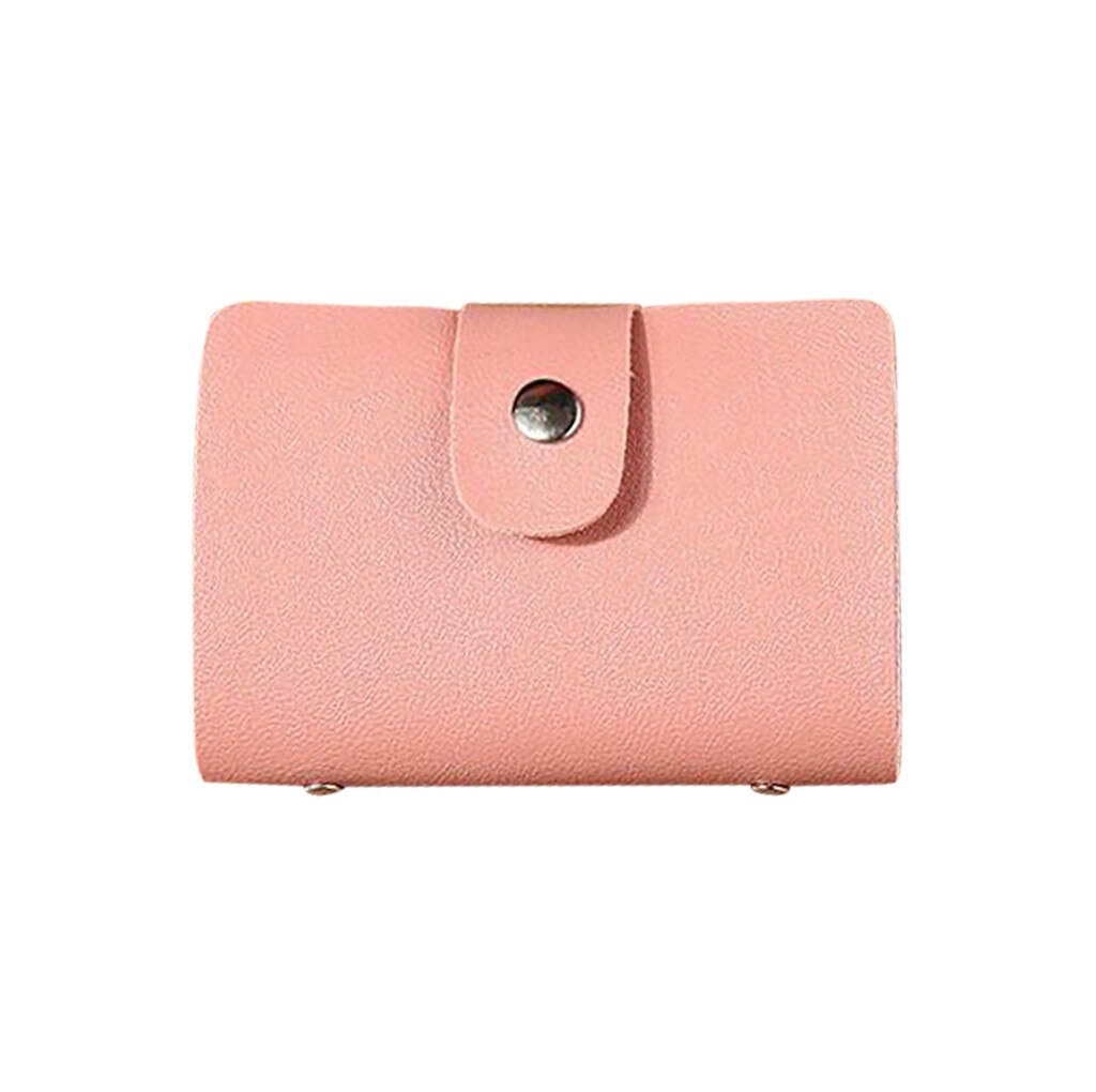 Men Women Leather Credit Card Holder Case Card Holder Wallet Business Card Women Credit Passport Card 12 Bit