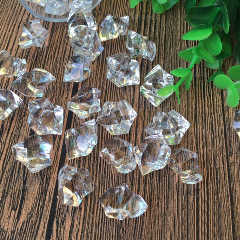 Klare diamant juveler skattekiste pirat akryl krystal perler vase fyldstof klub fest hjem indretning fødselsdag bryllup