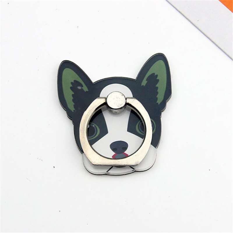 UVR Sheepdog Mobile Phone Stand Holder Dog Bulldog Finger Ring Mobile Smartphone Phone Holder Stand For iPhone Xiaomi All Phone: E