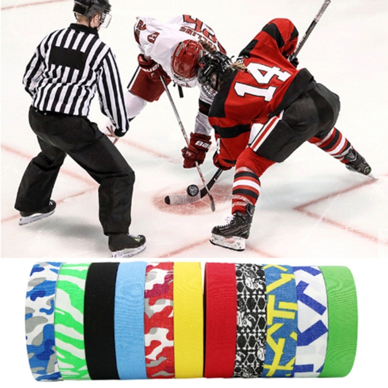 Hockey Tape, 27 Yards Hockey Tape, Self-Adhesive Ice Hockey Grip Tape Roll
