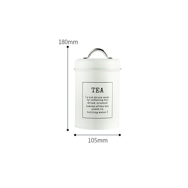 Vintage Metalen Keuken Opslag Bus Potten 1.2l Thee Koffie Suiker Voedsel Opslag Container Verzegelde Koektrommel Keuken Benodigdheden: violet