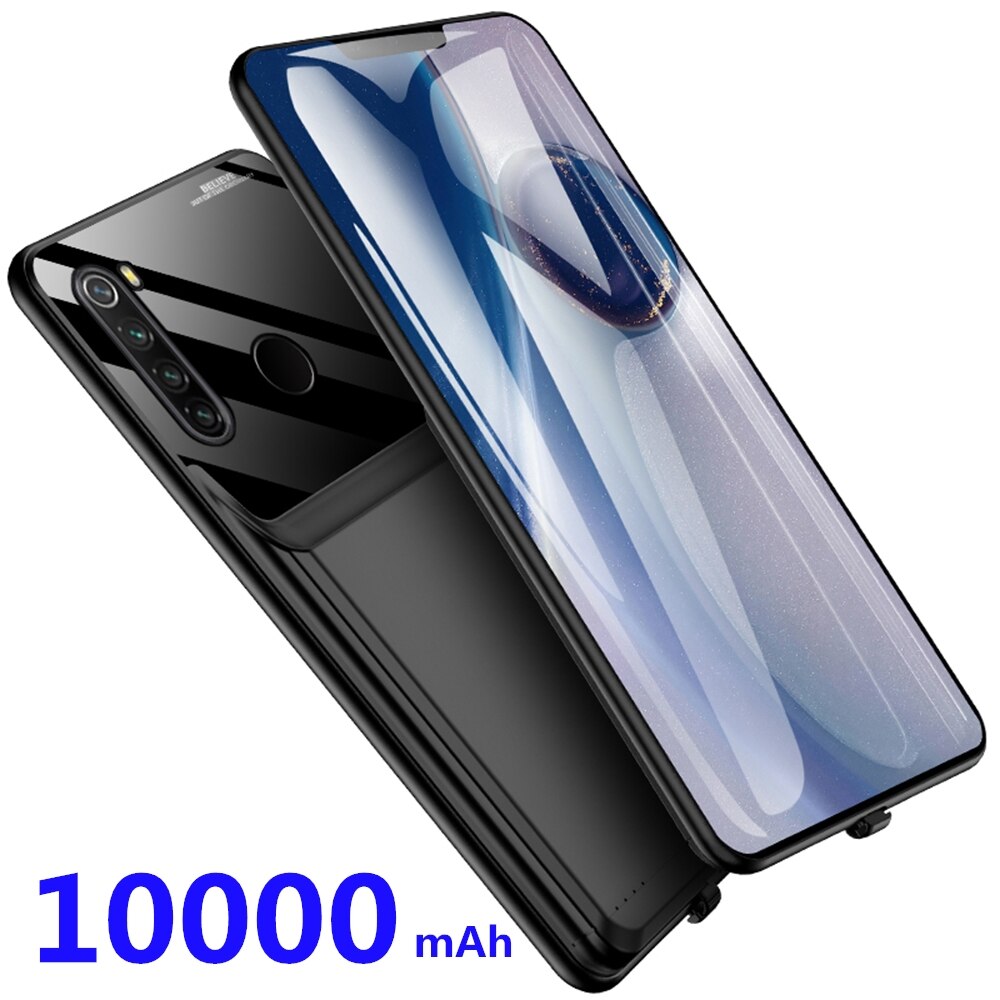 Power Bank 10000mah ładowarka Case dla Xiaomi Redmi uwaga 8T uwaga 8 Pro K20 Pro K30 Pro Powerbank bateria zewnętrzna kopia zapasowa