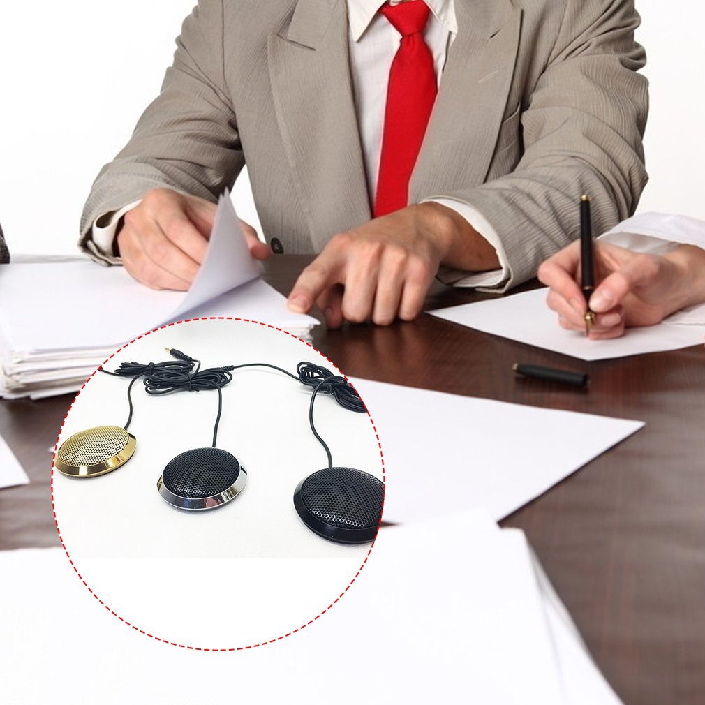 Directional Microphone USB Port PC Conference Meeting Noise Echo Canceling Speaker 1.5M/2M Cable Microphone