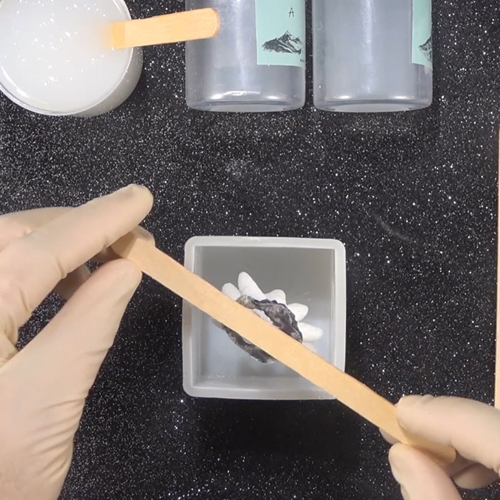 200/500g DIY Silicone Mold Making AB 1:1 Liquid Rubber Easy To Use Make Your Own Mold Fast Curing Mold Making Silicone Kit