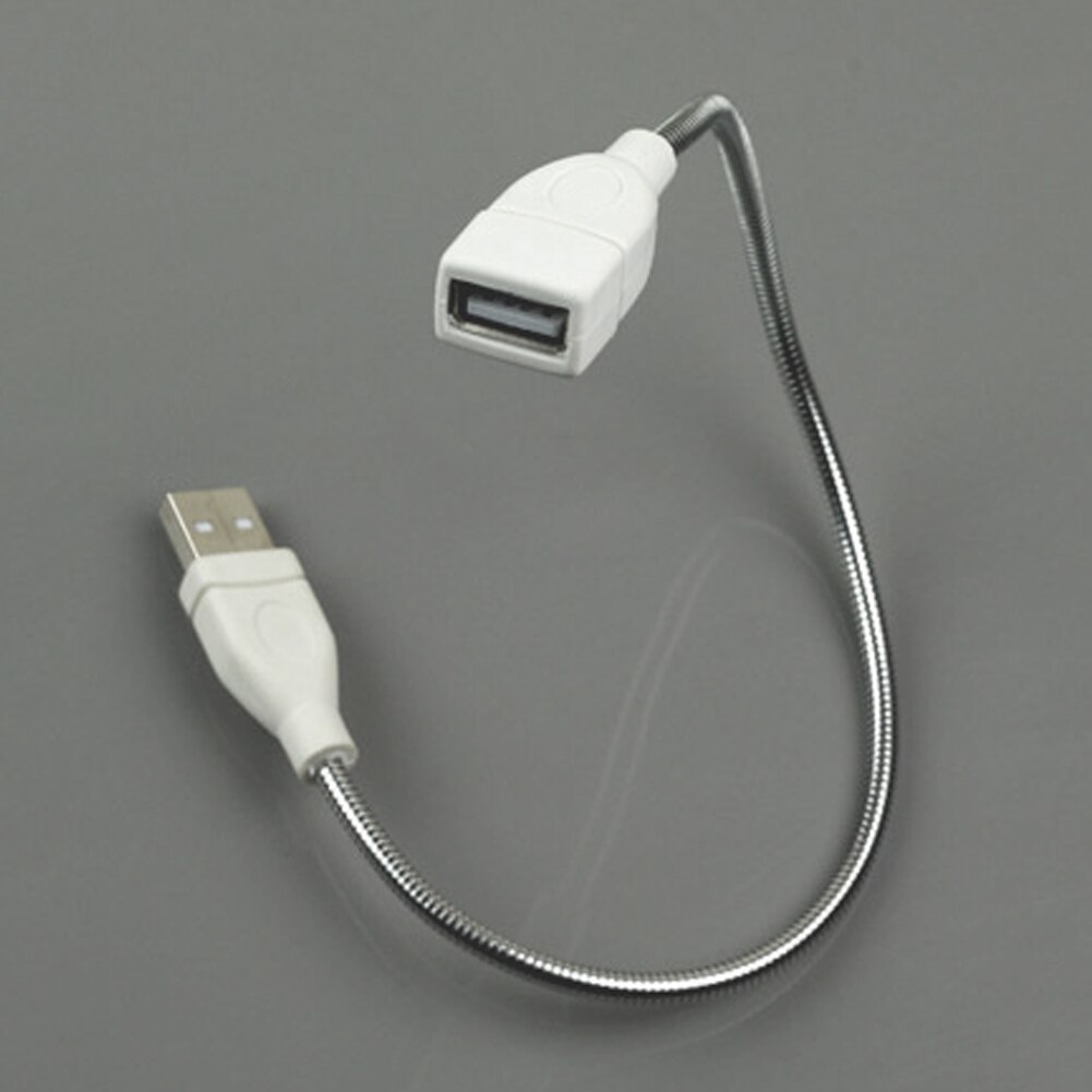 Ible Date Cable 35cm USB 2.0 A Male to Female Extension Gooseneck Metal Stand Cable for mobile power laptop PC