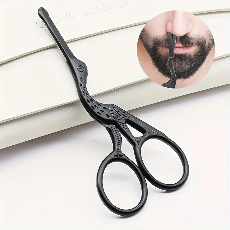 Ronde Kop Rvs Neus Haar Schaar Ooievaar Type BeautySchaar Voor Wenkbrauwen Neus Haar Baard Oor Haar Wenkbrauw Schaar