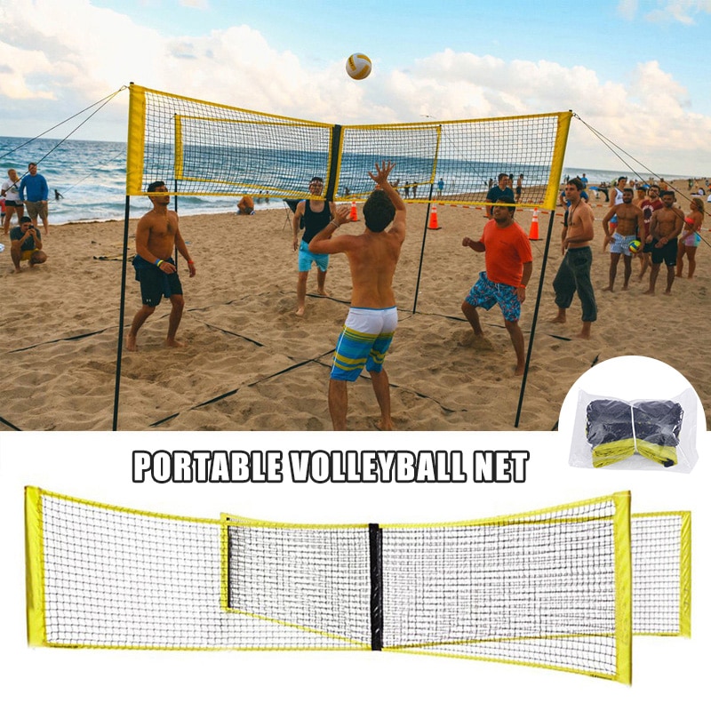 Portable Volleyball Net Portable Outdoor Sand Grass Portable volleyball Net YA88