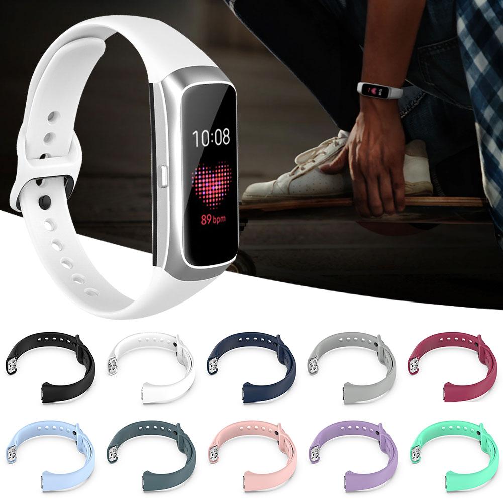Para samsung galaxy fit SM-R370 pulseira de silicone pulseira inteligente pulseira esporte pulseira de borracha substituição