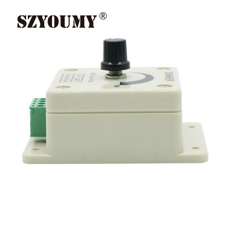 Szyoumy led-licht  dc 12v beschermstrip dimmer instelbare helderheidsregelaar voor led 8a stripverlichting, lampaccessoires