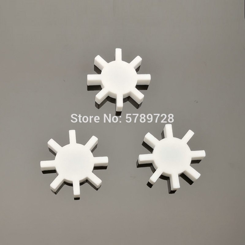 5 pçs/lote Lab PTFE octogonal F4 agitador magnético misturador PTFE barras de agitação para equipamentos de laboratório