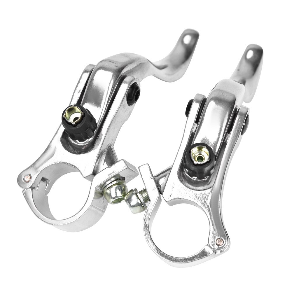 1 par 24mm letvægts aluminiumslegering cykelbremsehåndtag fast gear cykelbremsehåndtag clips cykelbremsedele