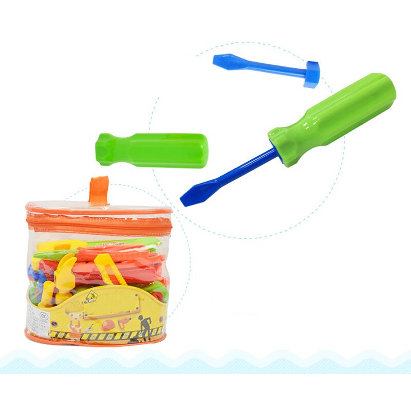 33Pcs Kinderen Reparatie Tool Speelhuis Speelgoed Pretend Play Elektrische Boor Moer Zag Demontage Simulatie Tool Educatief Speelgoed Xmas