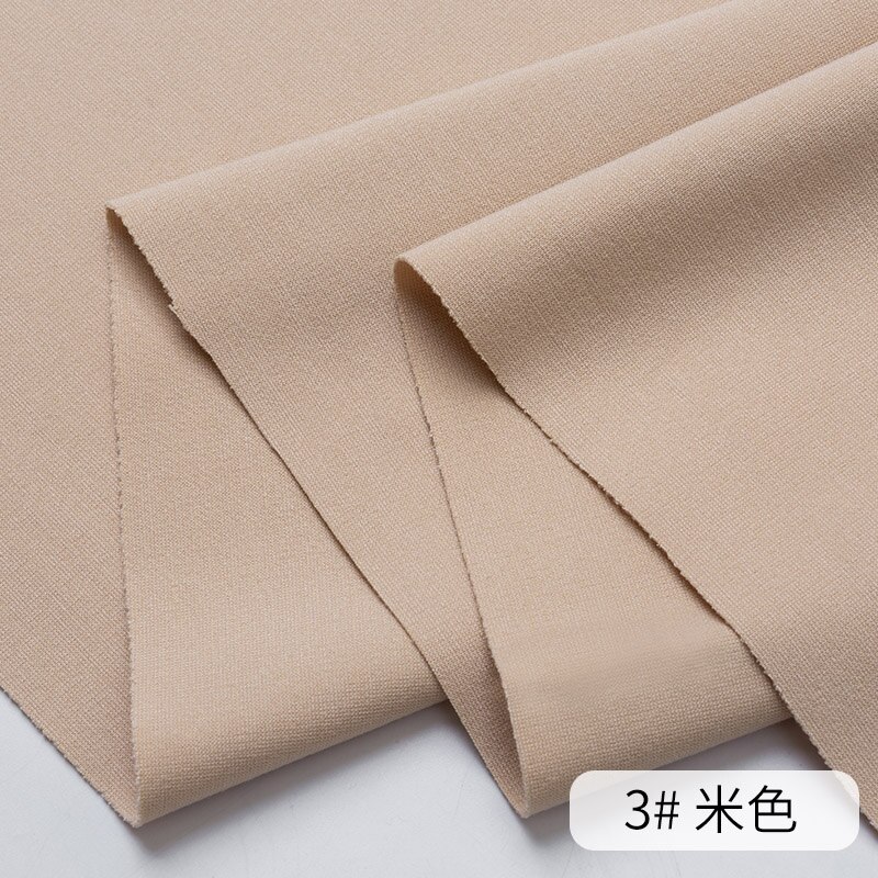 Bred 62 " bomuldspandex materiale høj elastisk side to vejs stretch strik stof t-ærmet hættetrøje kjole nederst skjorte bukser stof: Nr. .3