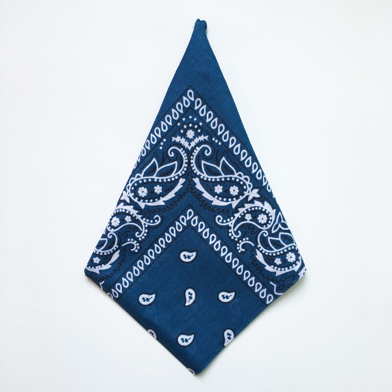 Unisex Katoen Bandana Sjaal Vierkante Bandana 55Cm * 55Cm Hoofddeksels Hip Hop Rock Meisjes Hoofddoek Hoofdbanden Haar accessoires: 16