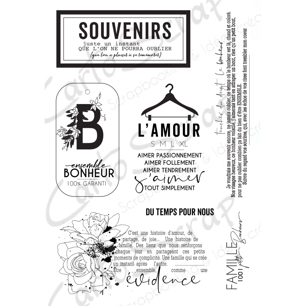 French Clear Stamp for Scrapbooking Transparent Si... – Vicedeal