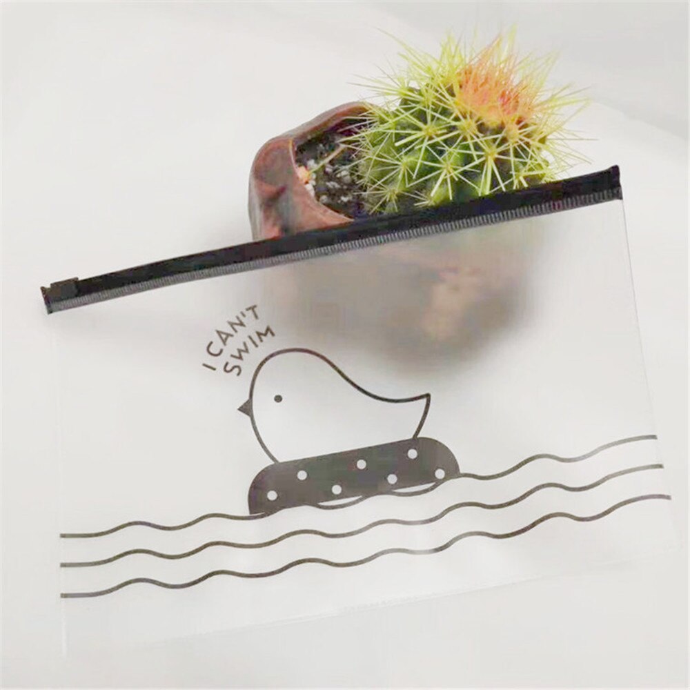 Travel wash bag with transparent waterproof toilet shower bag