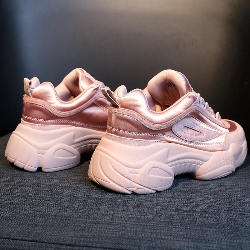Zapatillas de mujer cesta mujer tenis plataforma femenina zapatos blancos zapatillas de mujer con cordones punta redonda zapatos de mujer primavera otoño