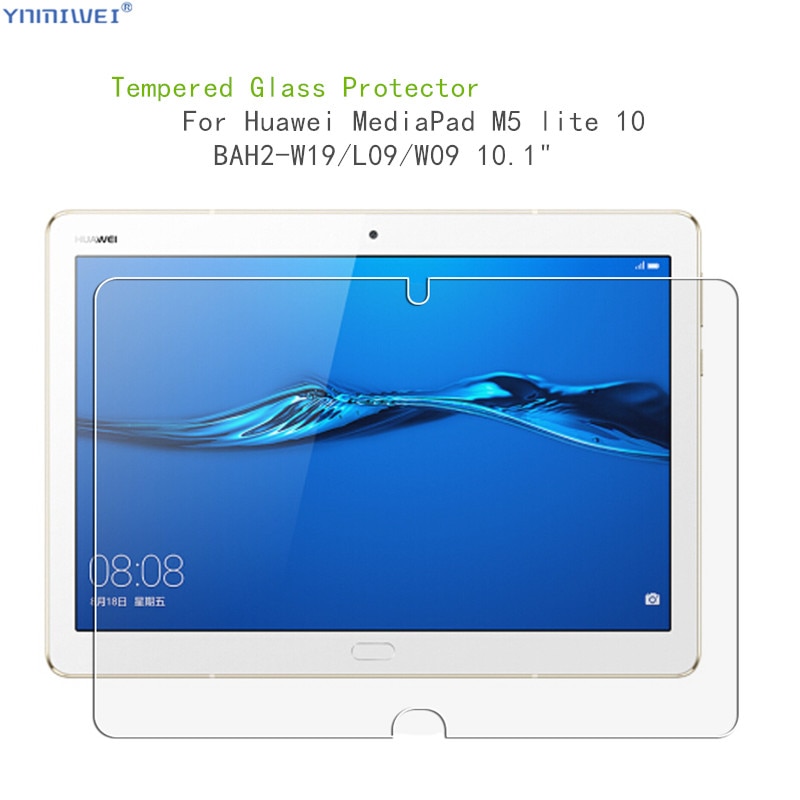 3 pieza para Huawei MediaPad M5 Lite 10 Protector de pantalla de vidrio templado para huawei mediapad m5 lite BAH2-W19/L09/W09 de películas