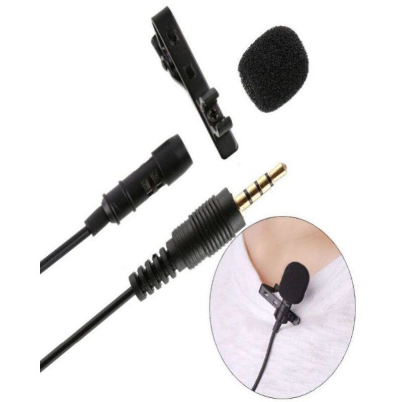 Professionele Voor Telefoon Draagbare Mini Stereo HiFi Geluidskwaliteit Condensator Microfoon Clip Revers Mic